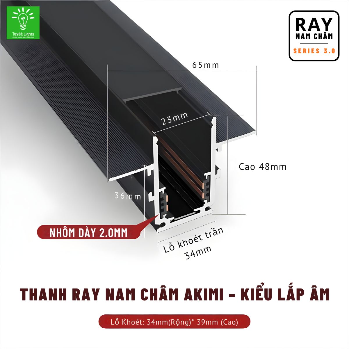 HỆ ĐÈN RAY NAM CHÂM SERIES 3.0